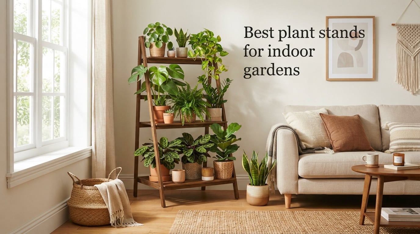 Best plant stands for indoor gardens
