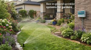 Best in-ground sprinkler systems for gardens