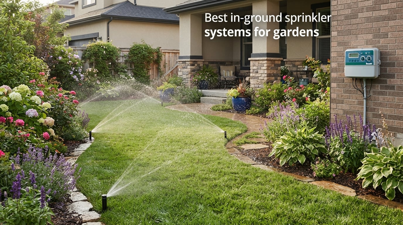 Best in-ground sprinkler systems for gardens