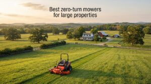 Best zero-turn mowers for large properties