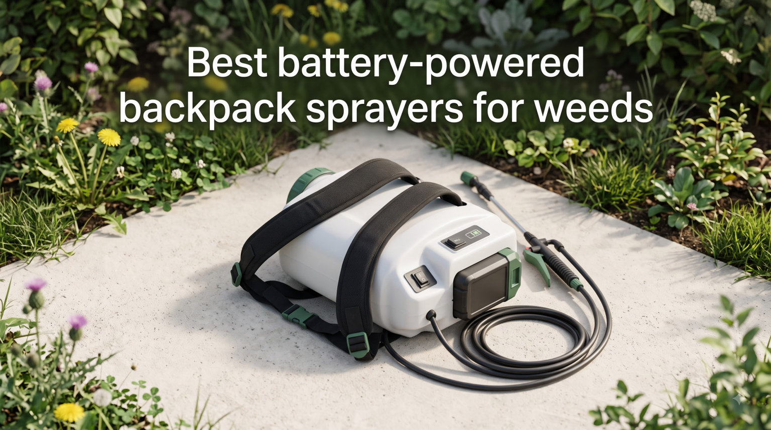 Best battery-powered backpack sprayers for weeds
