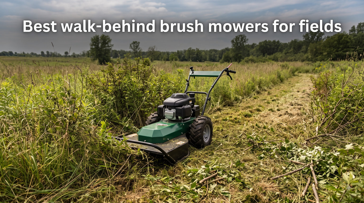 Best walk-behind brush mowers for fields