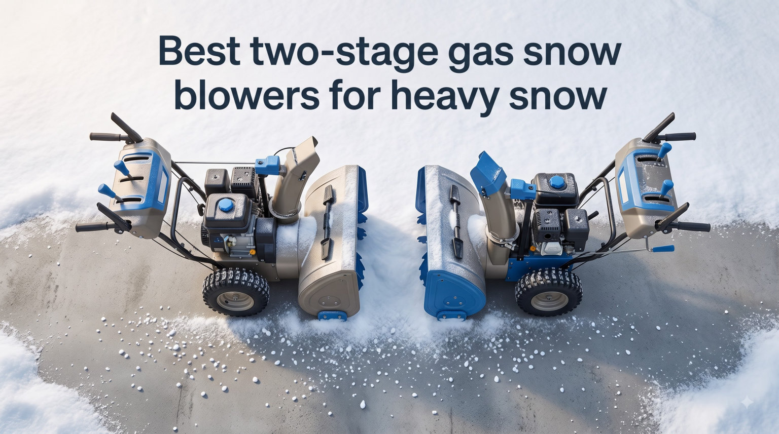 Best two-stage gas snow blowers for heavy snow