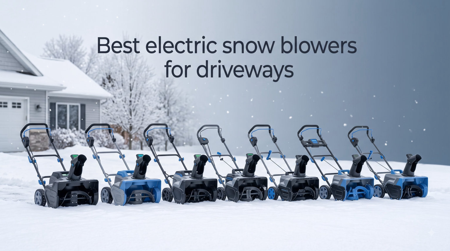 Best electric snow blowers for driveways