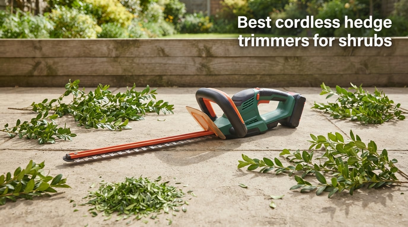 Best cordless hedge trimmers for shrubs