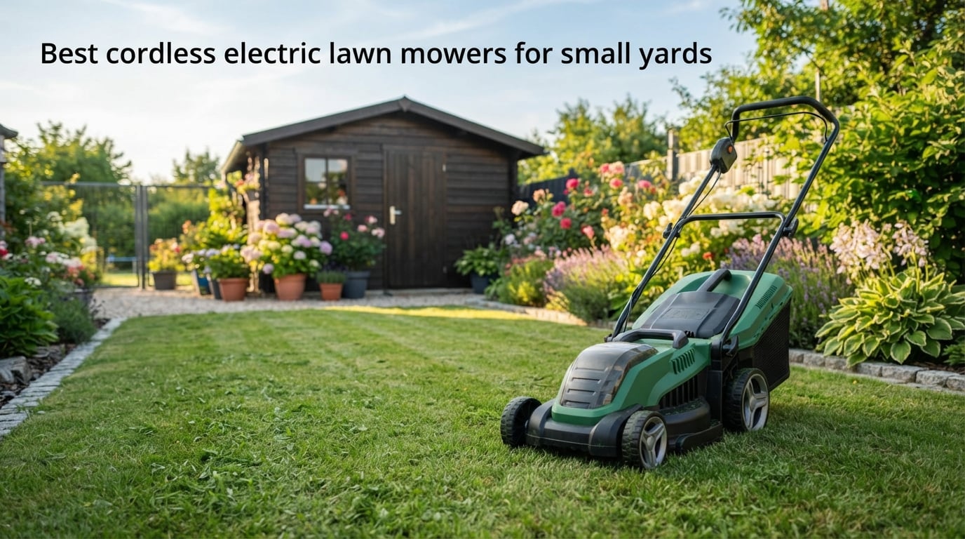 Best cordless electric lawn mowers for small yards