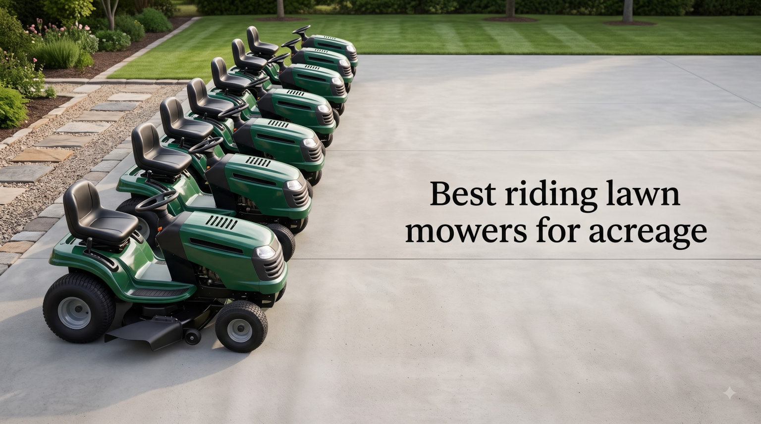 Best riding lawn mowers for acreage