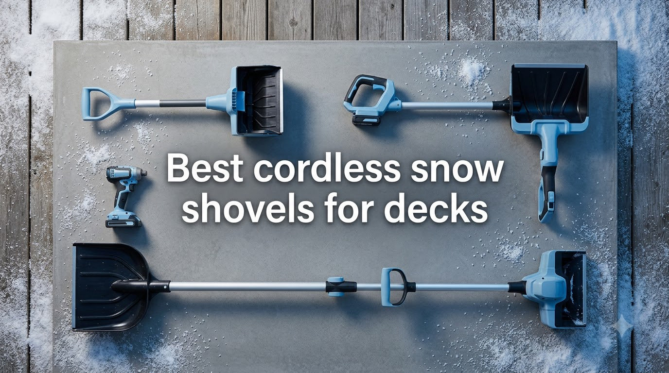 Best cordless snow shovels for decks