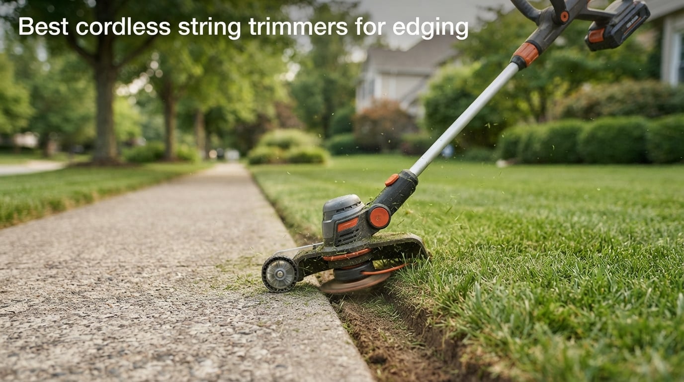 Best cordless string trimmers for edging