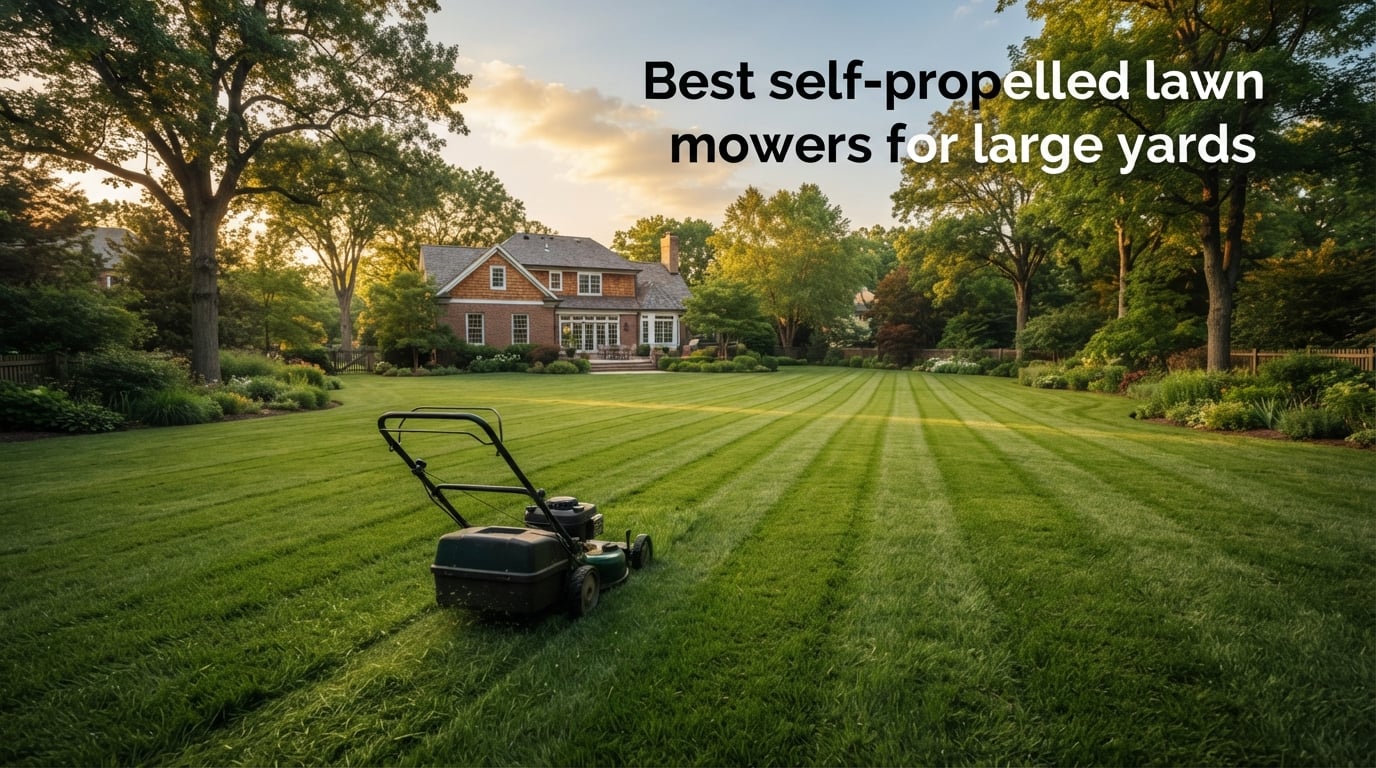 Best self-propelled lawn mowers for large yards