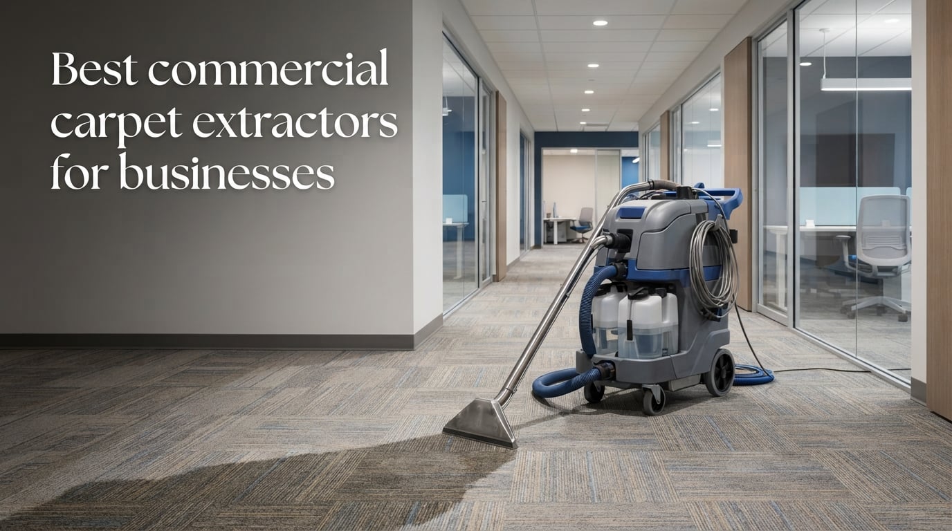 Best commercial carpet extractors for businesses