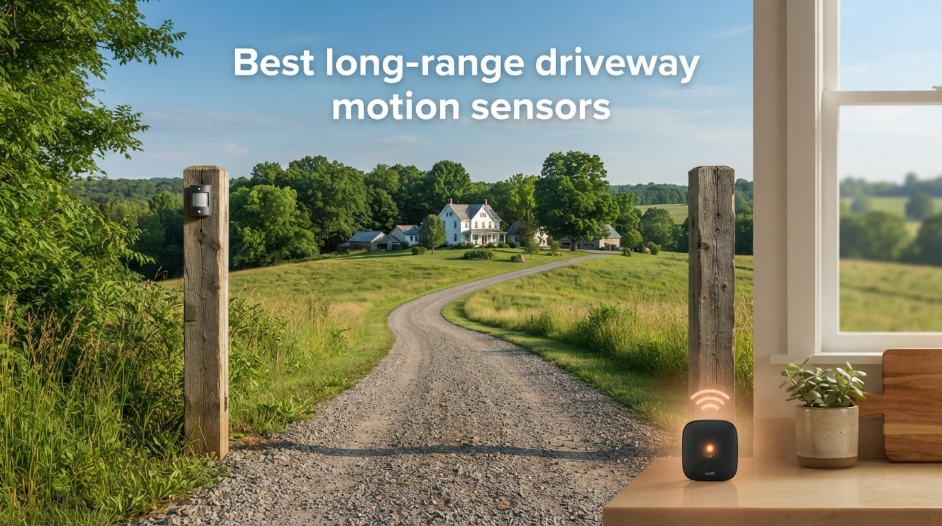 Best long-range driveway motion sensors