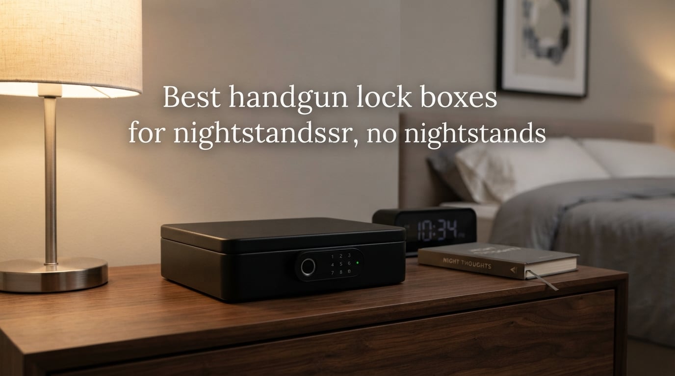 Best handgun lock boxes for nightstands