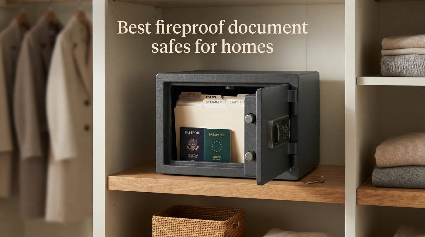 Best fireproof document safes for homes