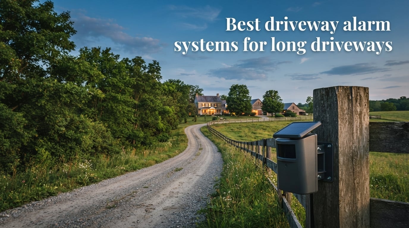Best driveway alarm systems for long driveways