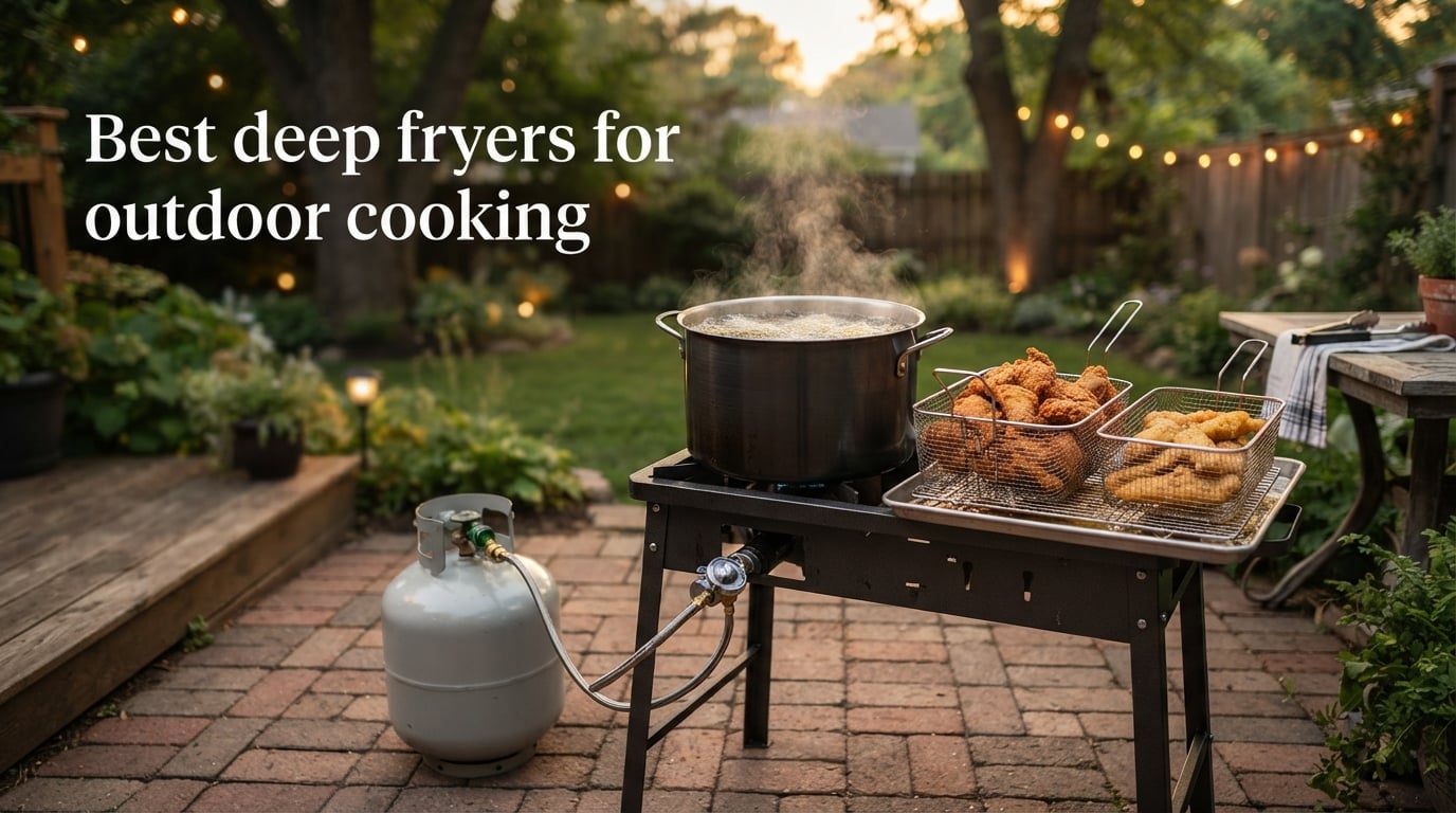 Best deep fryers for outdoor cooking
