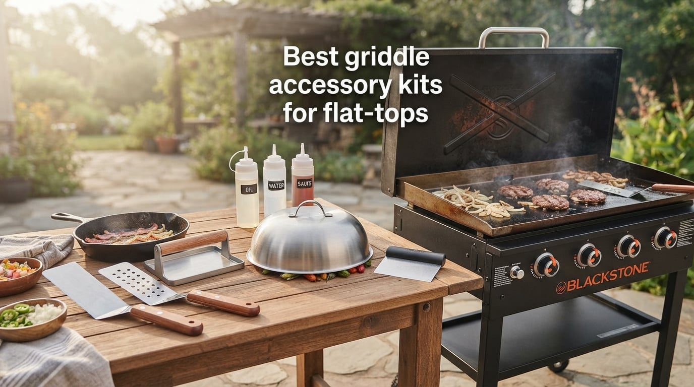 Best griddle accessory kits for flat-tops