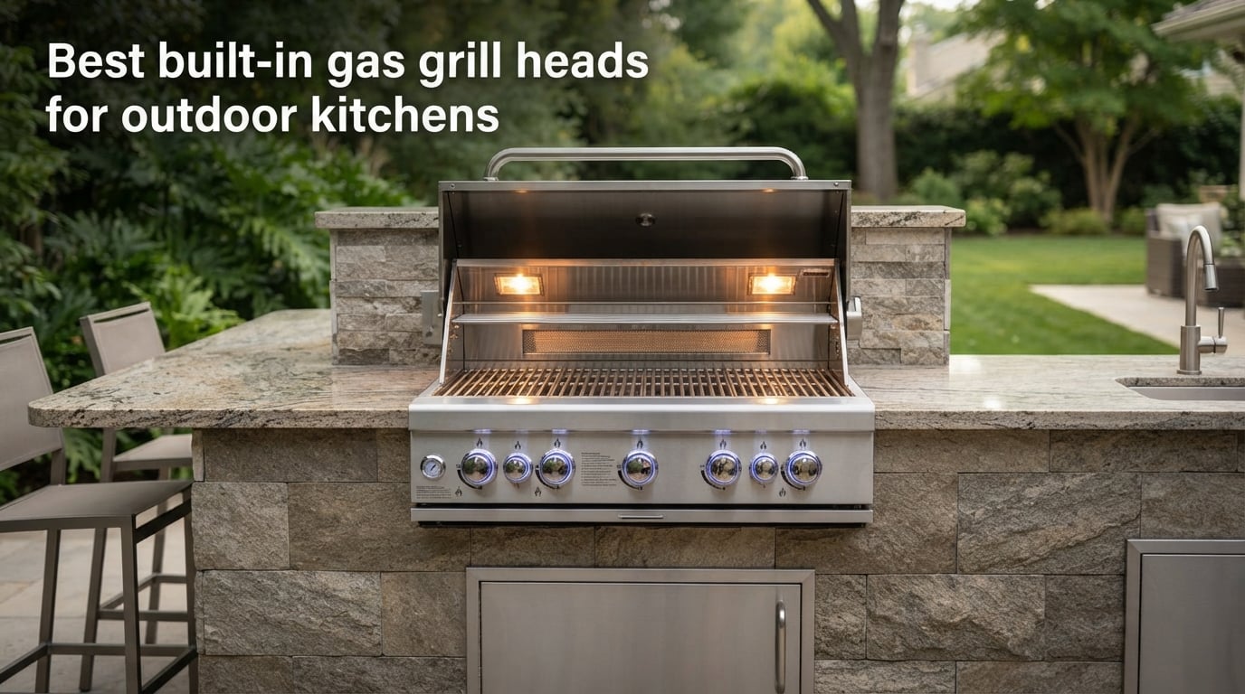 Best built-in gas grill heads for outdoor kitchens