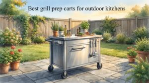 Best grill prep carts for outdoor kitchens