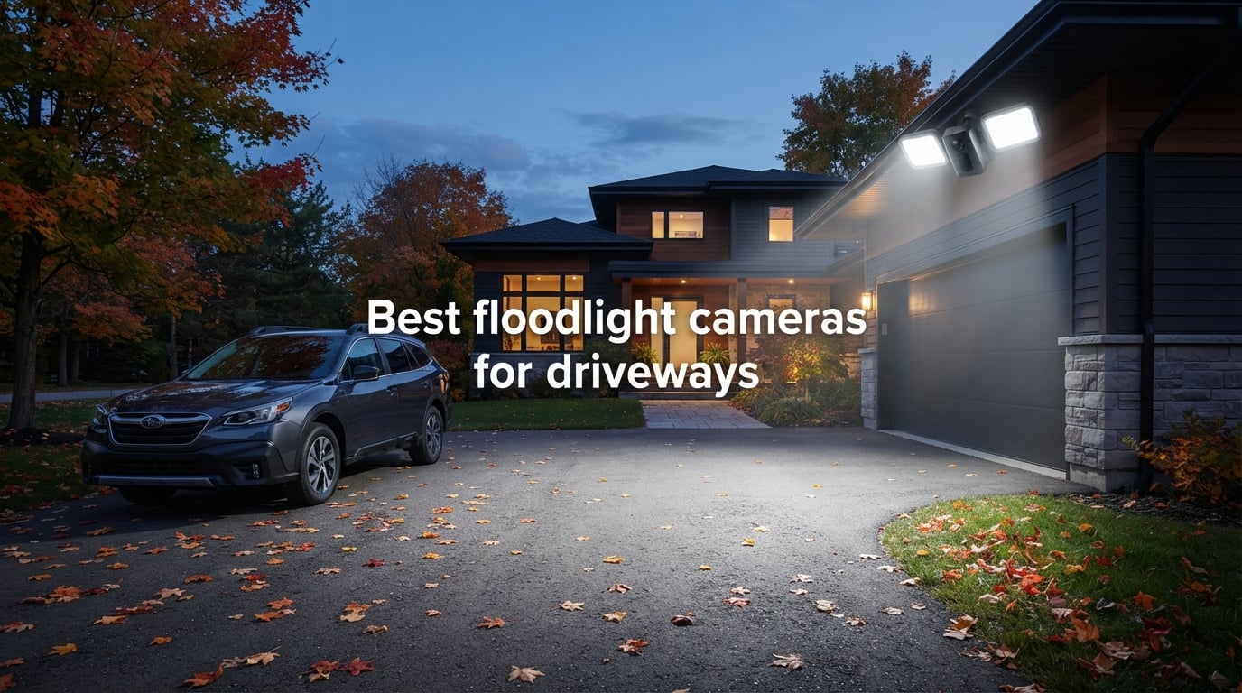Best floodlight cameras for driveways