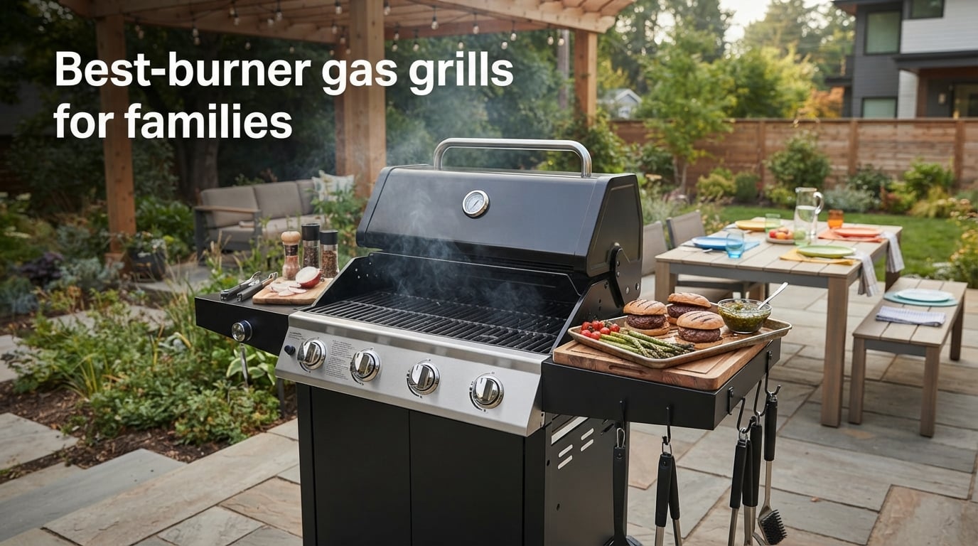 Best 4-burner gas grills for families