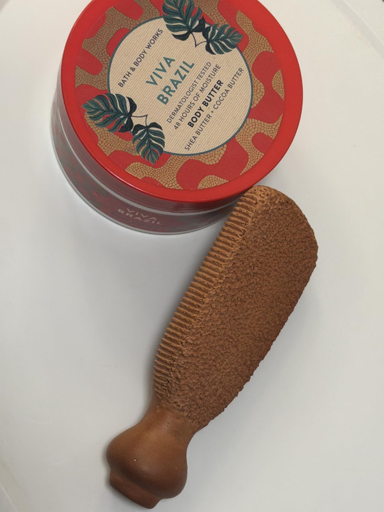 Pumice Stone for Feet Lasts 5+ Years Foot Exfoliator Scrubber Callus Remover Made of Natural Terra-Cotta customer photo 1