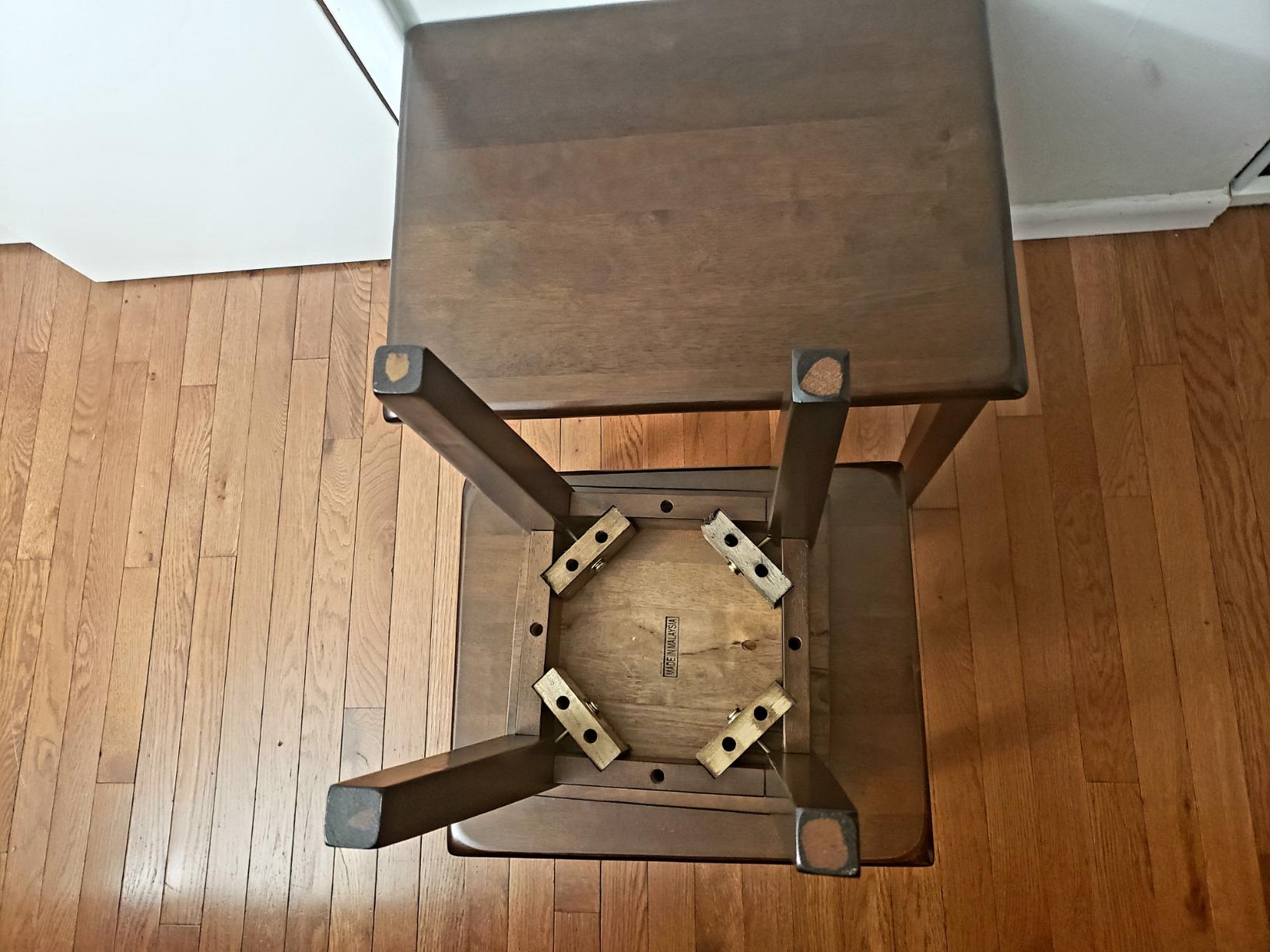 Winsome Regalia Nesting Accent Tables, for Living Room, Walnut, Set of 3 customer photo 2
