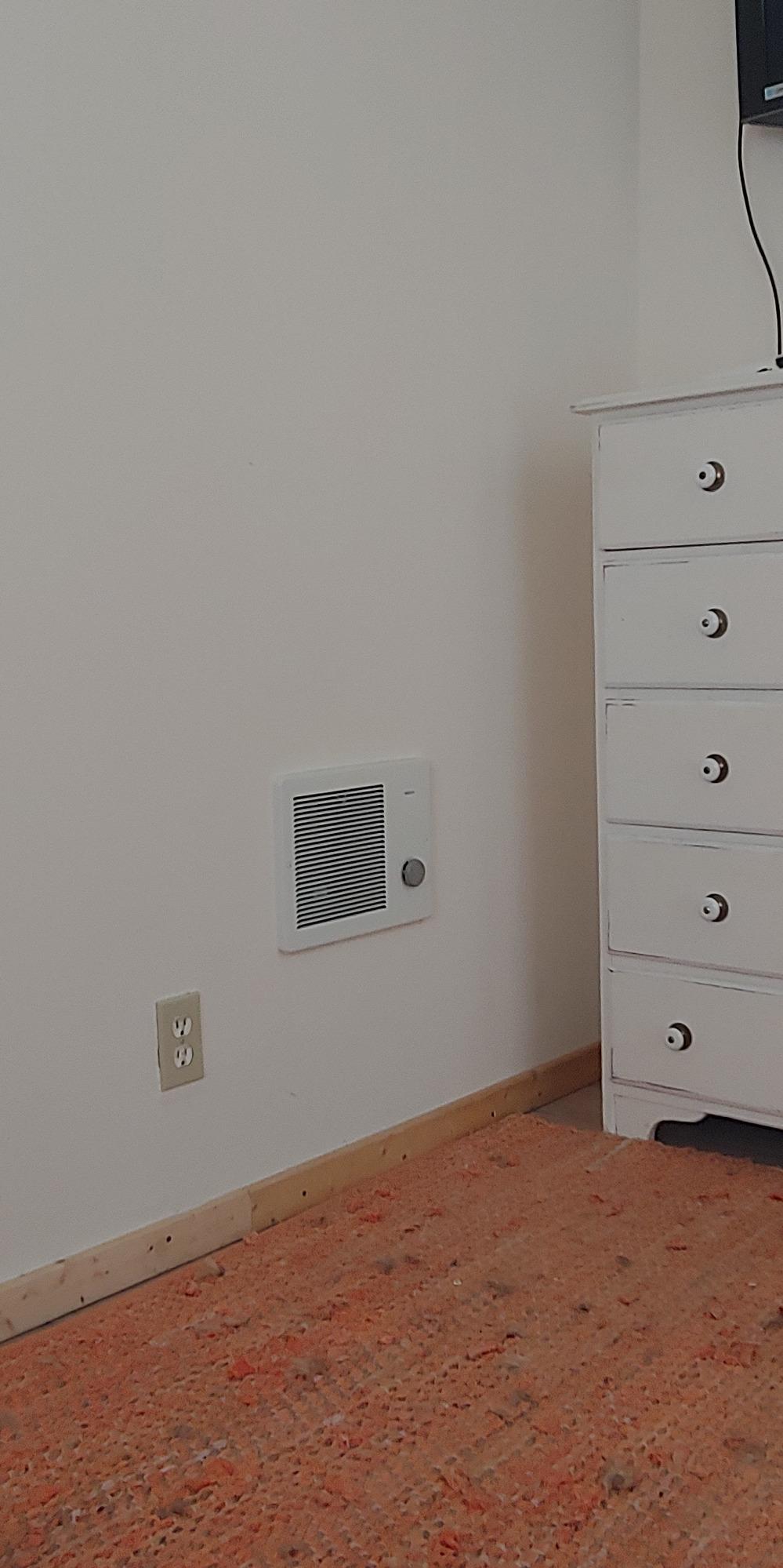 Broan-NuTone Wall Heater, White Grille Heater with Built-In Adjustable Thermostat, 750/1500W, 120/240V AC customer photo 2