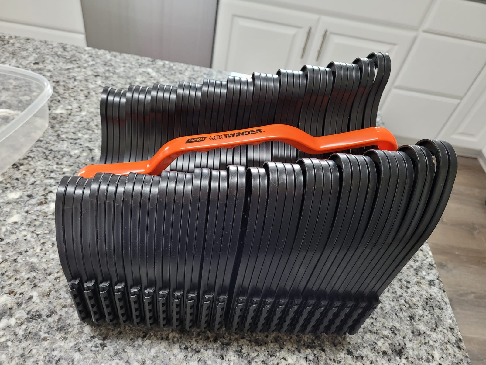 Camco Sidewinder 20-Ft Camper/RV Sewer Hose Support | Telescoping Design Flexes Around Obstacles & Deep Cradles Hold Sewer Hose | Out-of-The-Box Ready & Folds for RV Storage and Organization (43051) customer photo 1