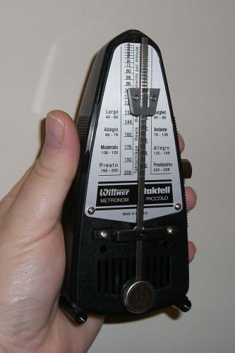 Wittner 836 Taktell Piccolo Metronome, Black customer photo 2