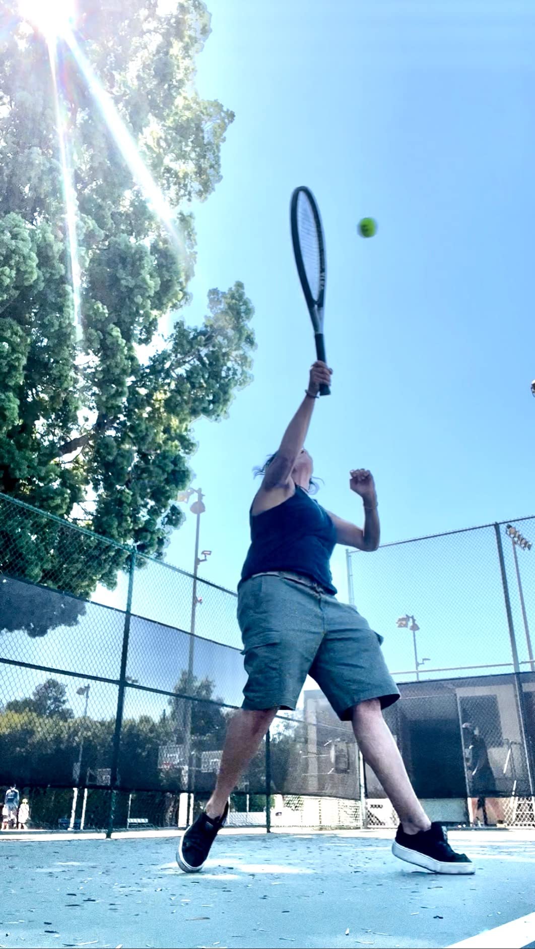 HEAD Ti S6 Tennis Racket | Pre-Strung with Synthetic Gut 16G String customer photo 1