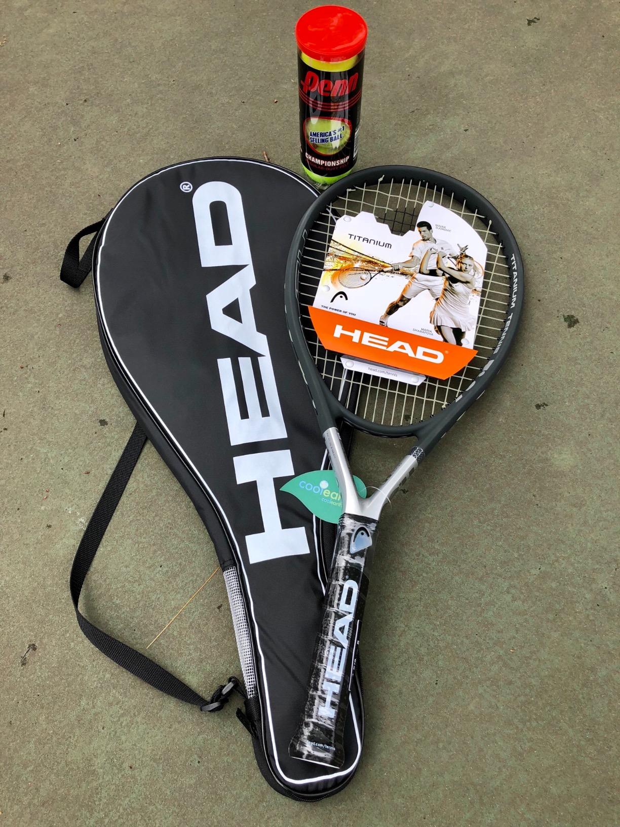 HEAD Ti S6 Tennis Racket | Pre-Strung with Synthetic Gut 16G String customer photo 2