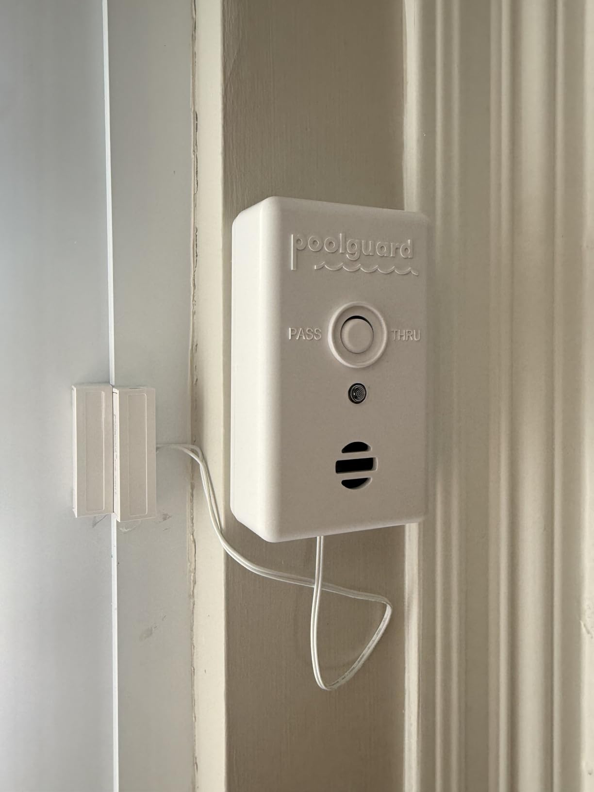 PoolGuard DAPT-2 Water Hazard Pool Door Alarm, White customer photo 1