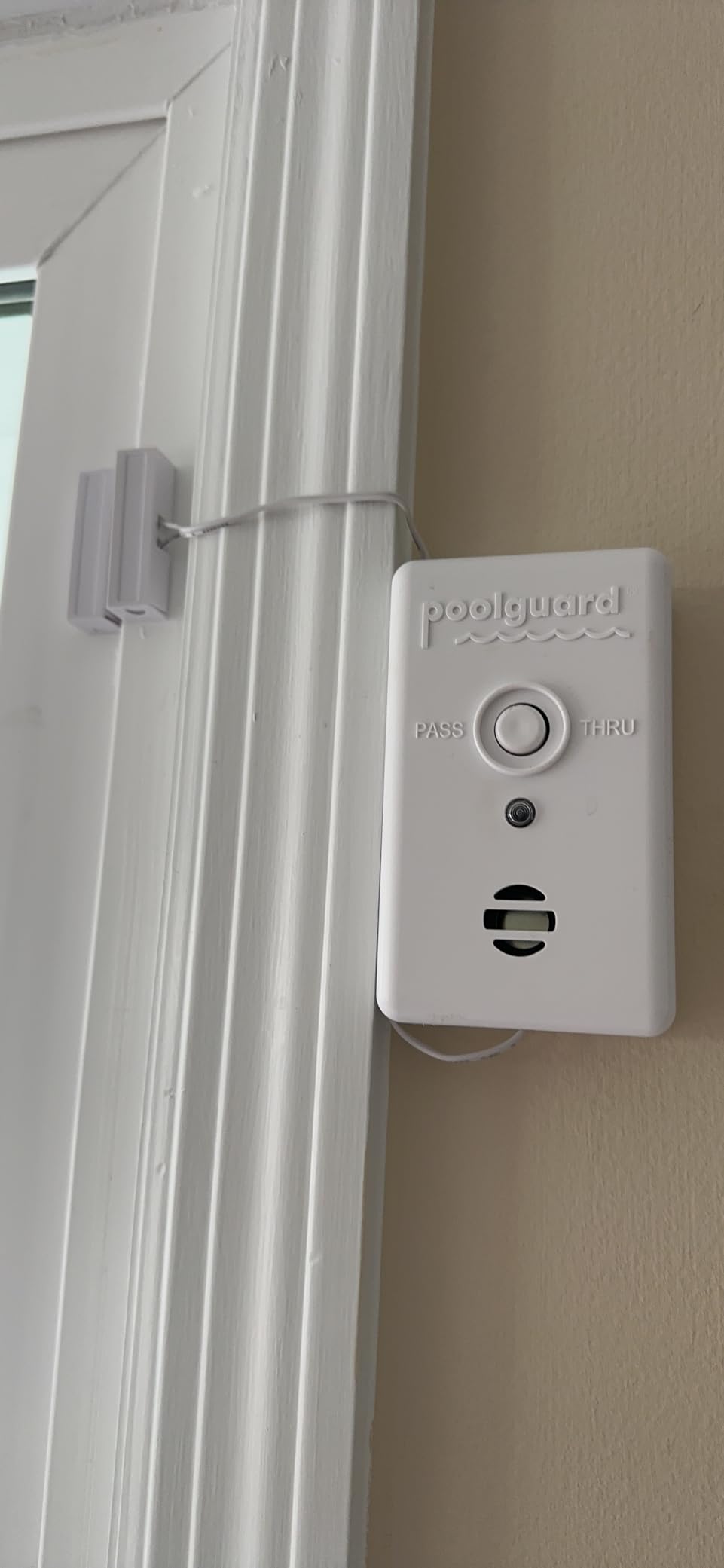 PoolGuard DAPT-2 Water Hazard Pool Door Alarm, White customer photo 2
