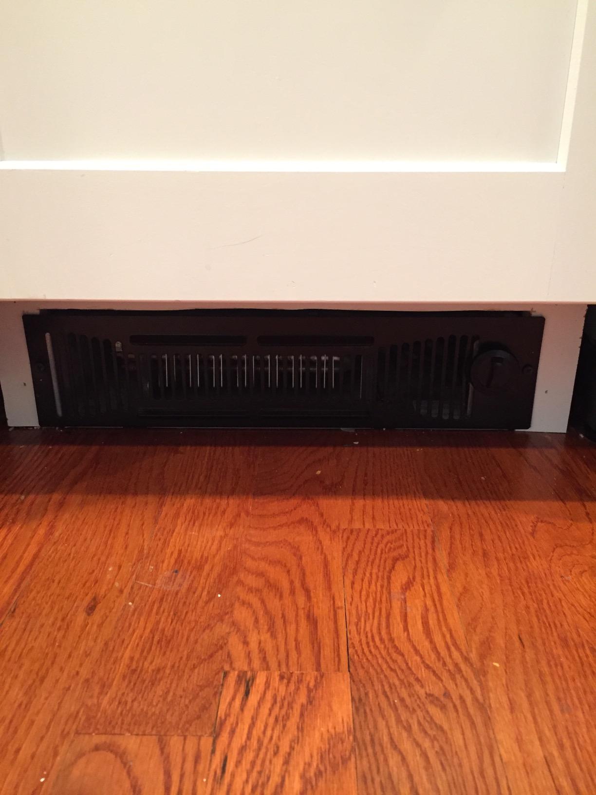Qmark QTS1504T Toe Kick Heater for Basements, Bathrooms, Offices, and Tight Spaces, 1500 Watt, 240 Volt, Black customer photo 2