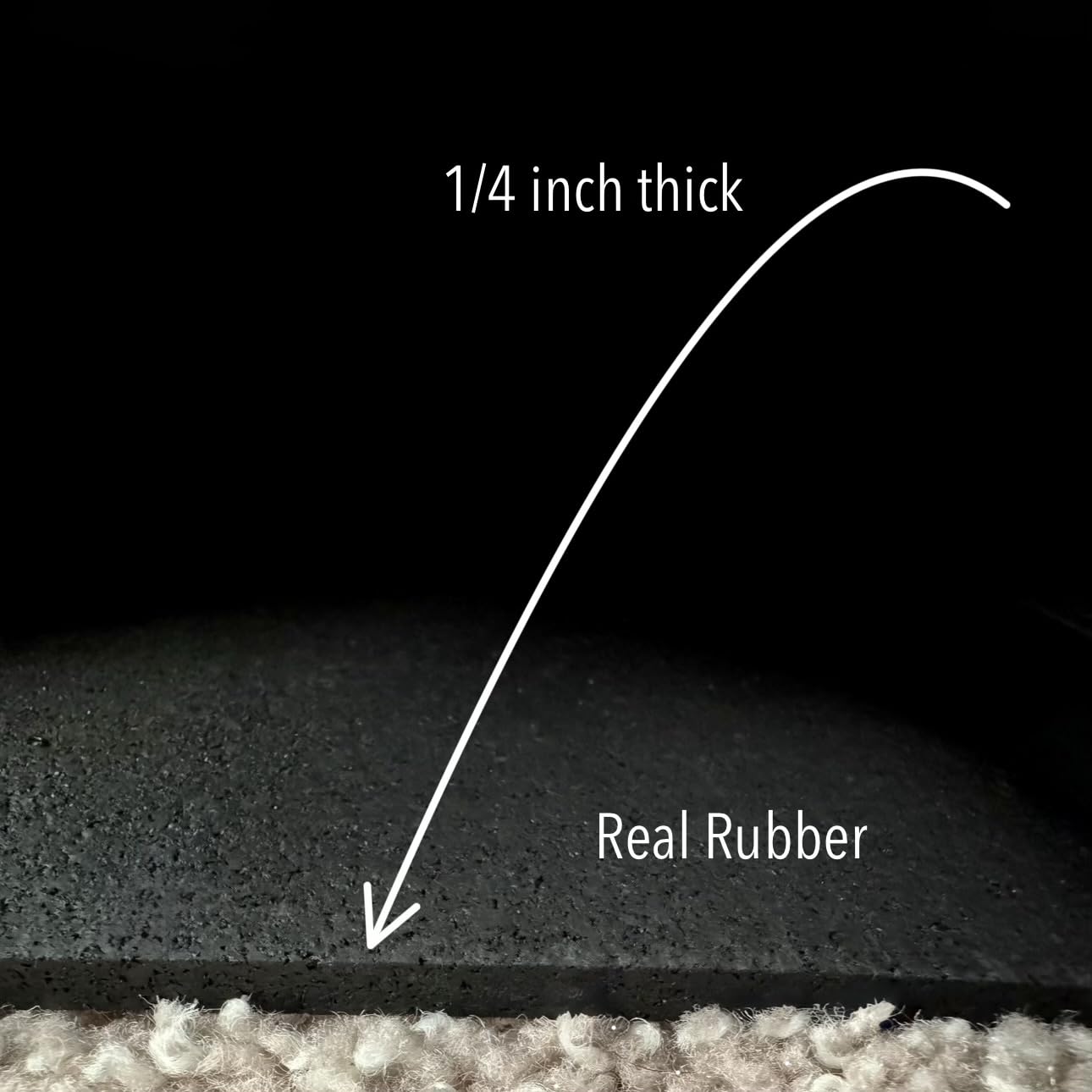 Rubber-Cal Recycled Flooring 3/8 in. x 4 ft. x 6 ft. - Black Rubber Mats customer photo 1