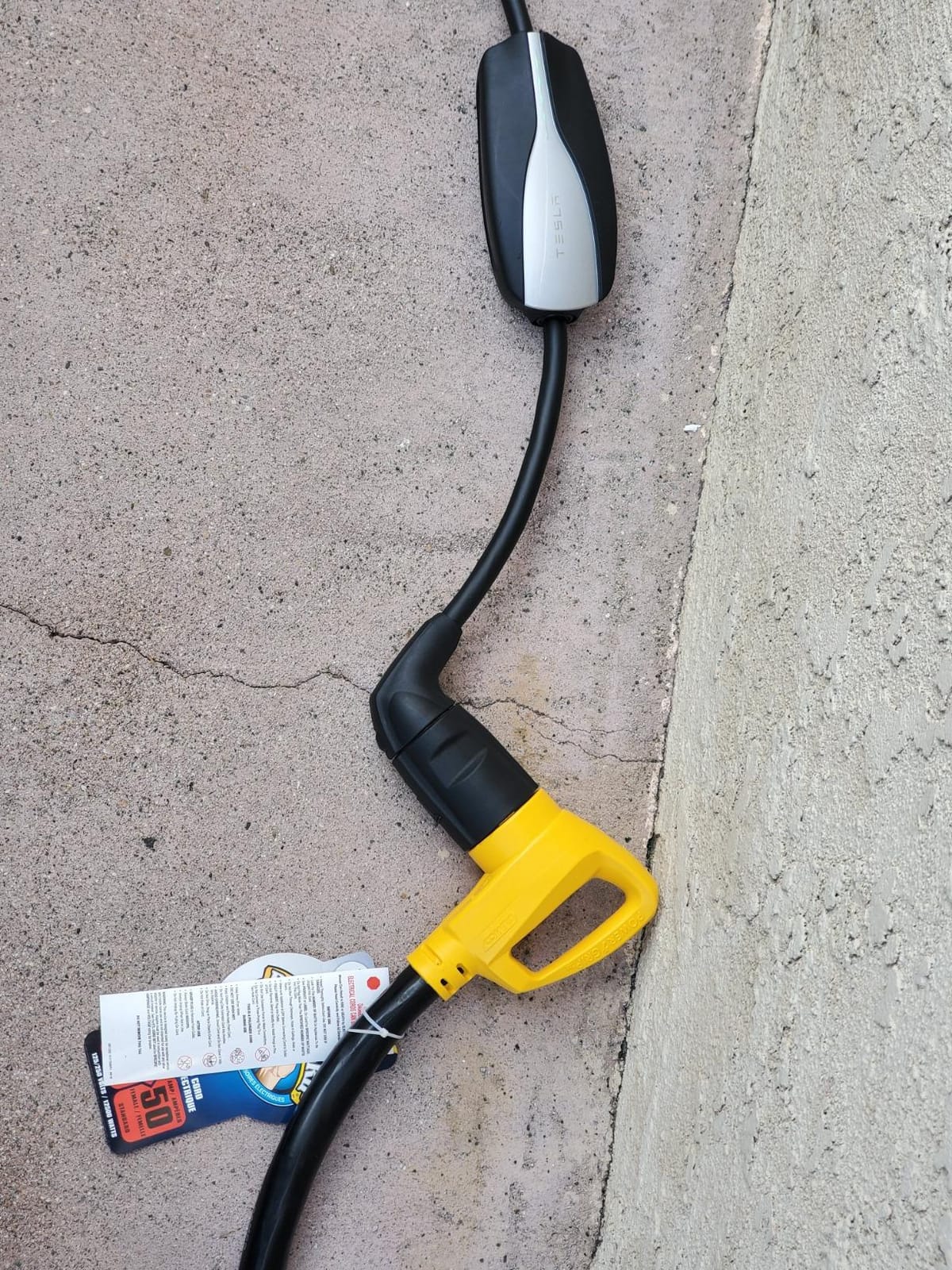 Camco Power Grip 30-Ft 50-Amp Camper/RV Extension Cord - Features Copper 6/3 + 8/1-Gauge Wires for Superior Conductivity - Rated for 125/250 V/12,500 W - Coated w/Heat-Resilient PVC (55195) customer photo 1
