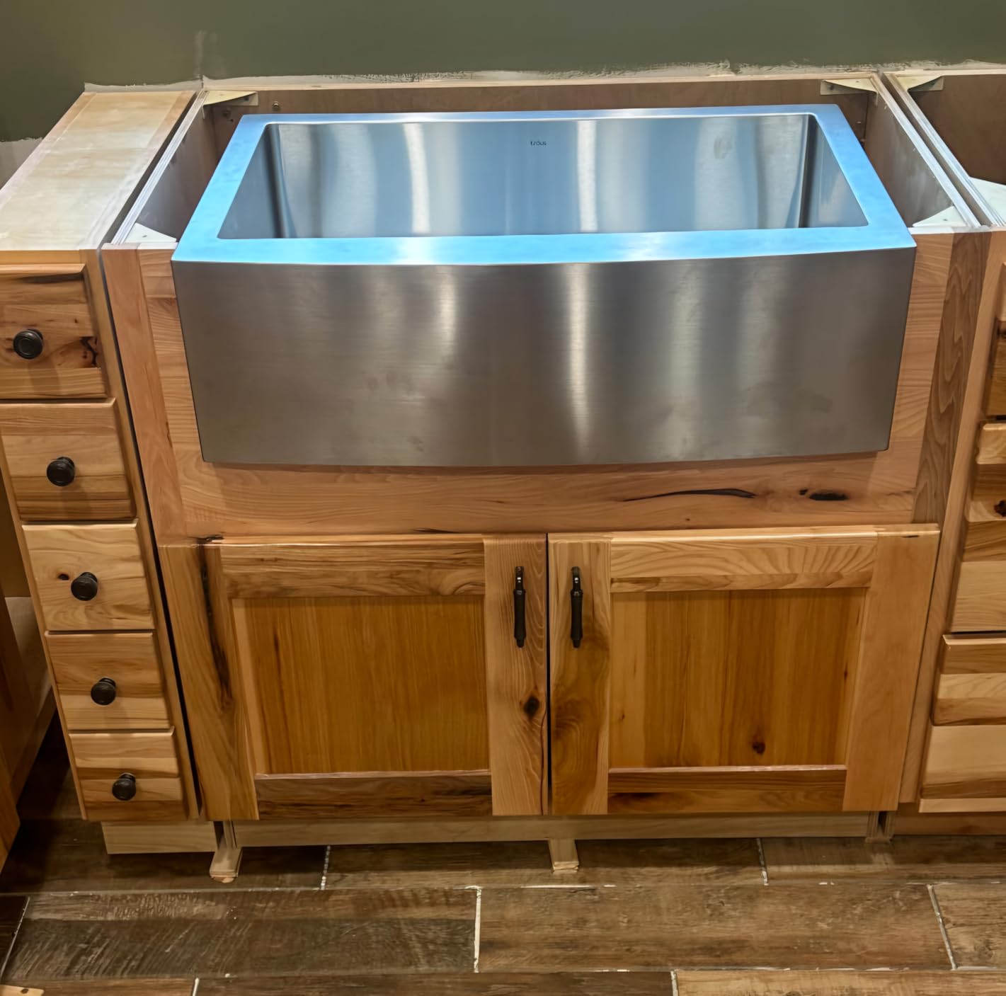 KRAUS Standart Pro 30-Inch Apron Front Farmhouse 16-Gauge Single Bowl Stainless Steel Kitchen Sink, KHF200-30 customer photo 1