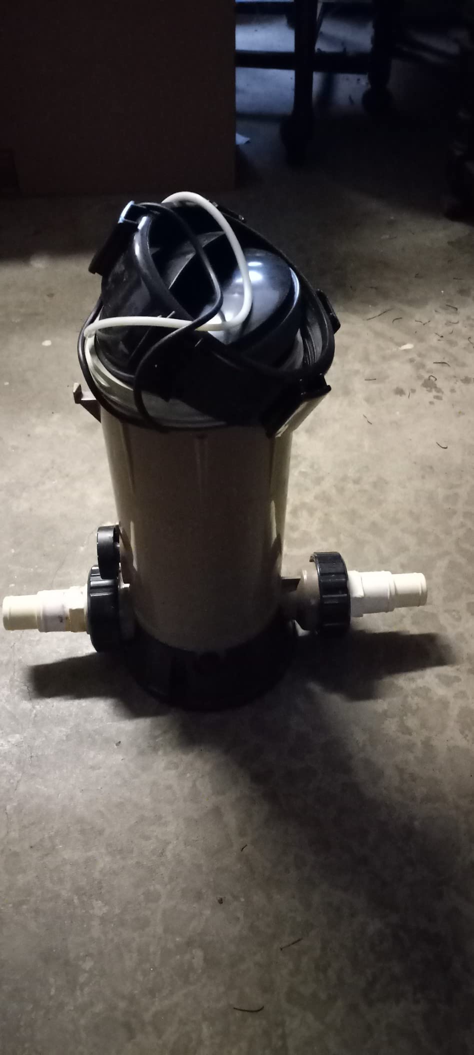 HYDROTOOLS By SWIMLINE 8750 Super Premium In-Line Automatic Chlorine Feeder Chlorinator Adjustable Output 9.0 Lbs Capacity | Universal Compatibility | Above Ground & Inground Swimming Pool Bromine customer photo 2