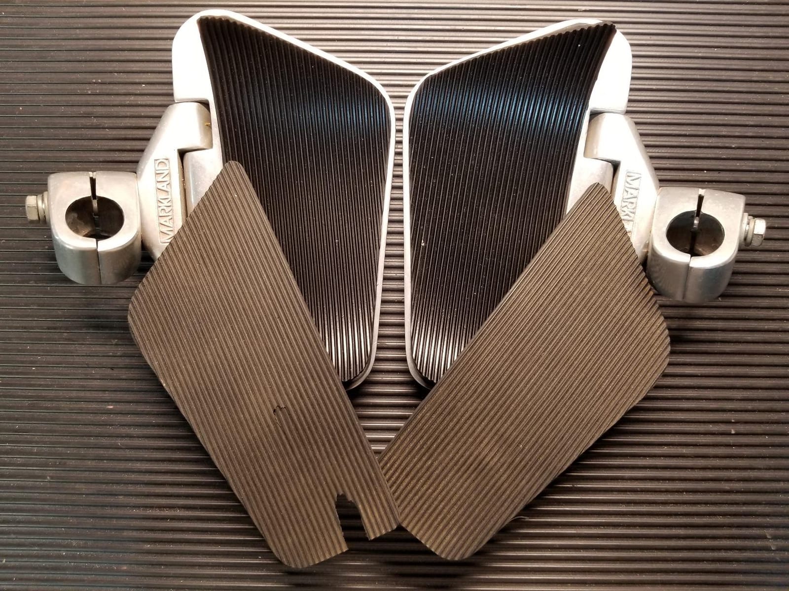 Rubber-Cal Fine Rib Corrugated Rubber Floor Mat - 1/8