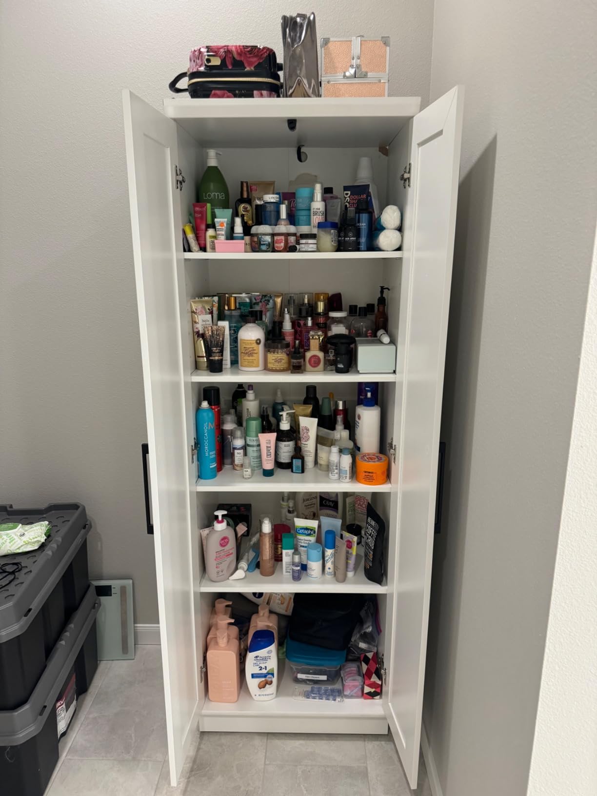 Sauder HomePlus Storage Cabinet/ Pantry cabinets, Dakota Oak finish customer photo 1