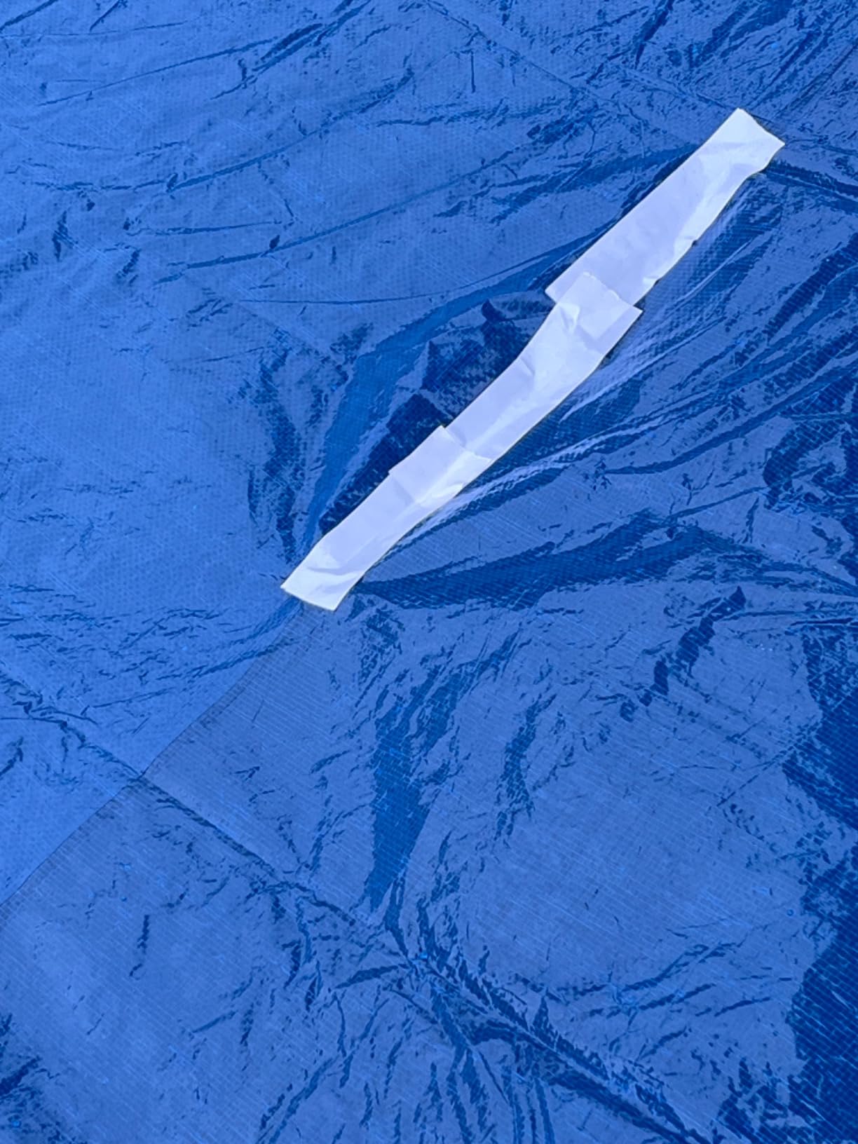 Robelle 24 ft Heavy Duty Super Winter Pool Cover for Above Ground Pools | Blue Above Ground Pool Cover, 4 ft Overlap, Solid 8 x 8 Scrim, 10-Year Warranty customer photo 1