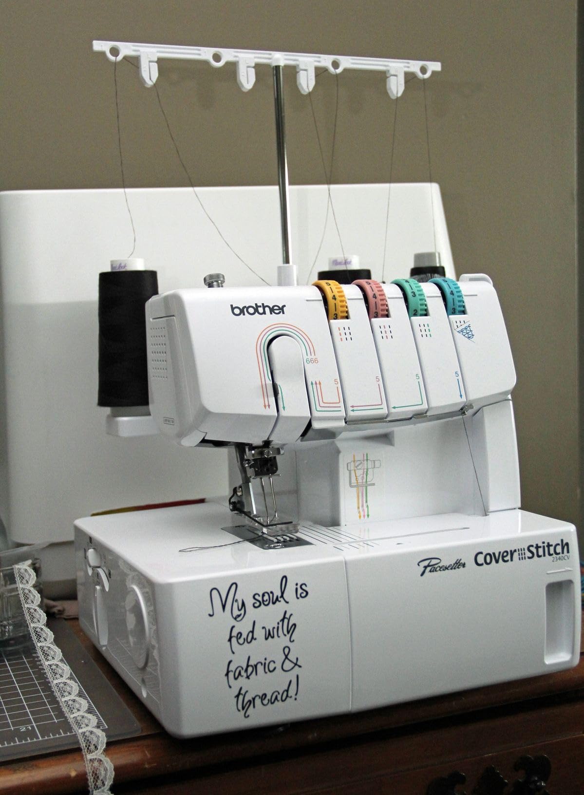 Brother 2340CV Coverstitch Serger Sewing Machine customer photo 1