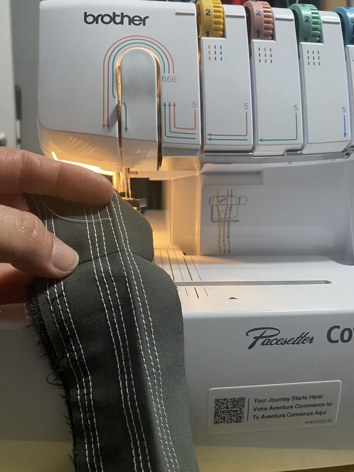Brother 2340CV Coverstitch Serger Sewing Machine customer photo 2