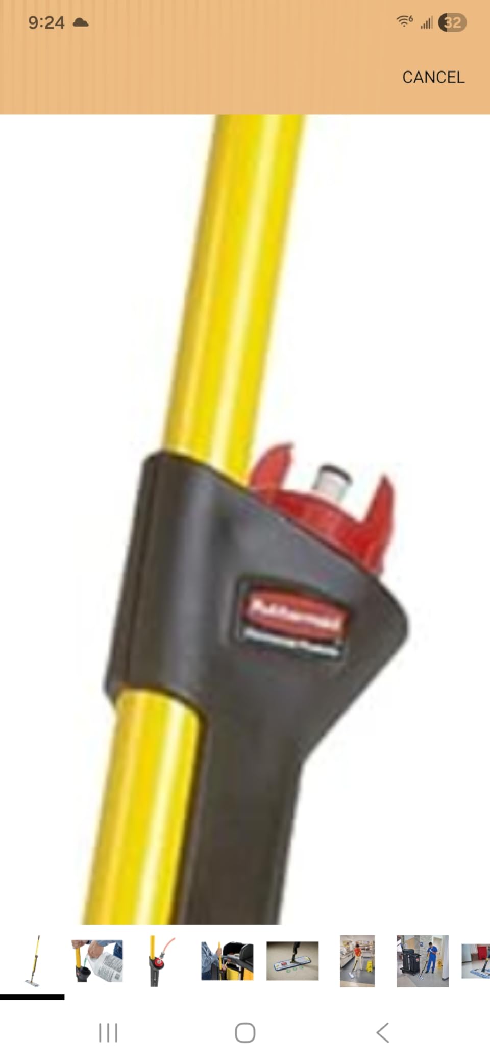Rubbermaid Commercial HYGEN Pulse Single Sided Microfiber Spray Mop Kit customer photo 1