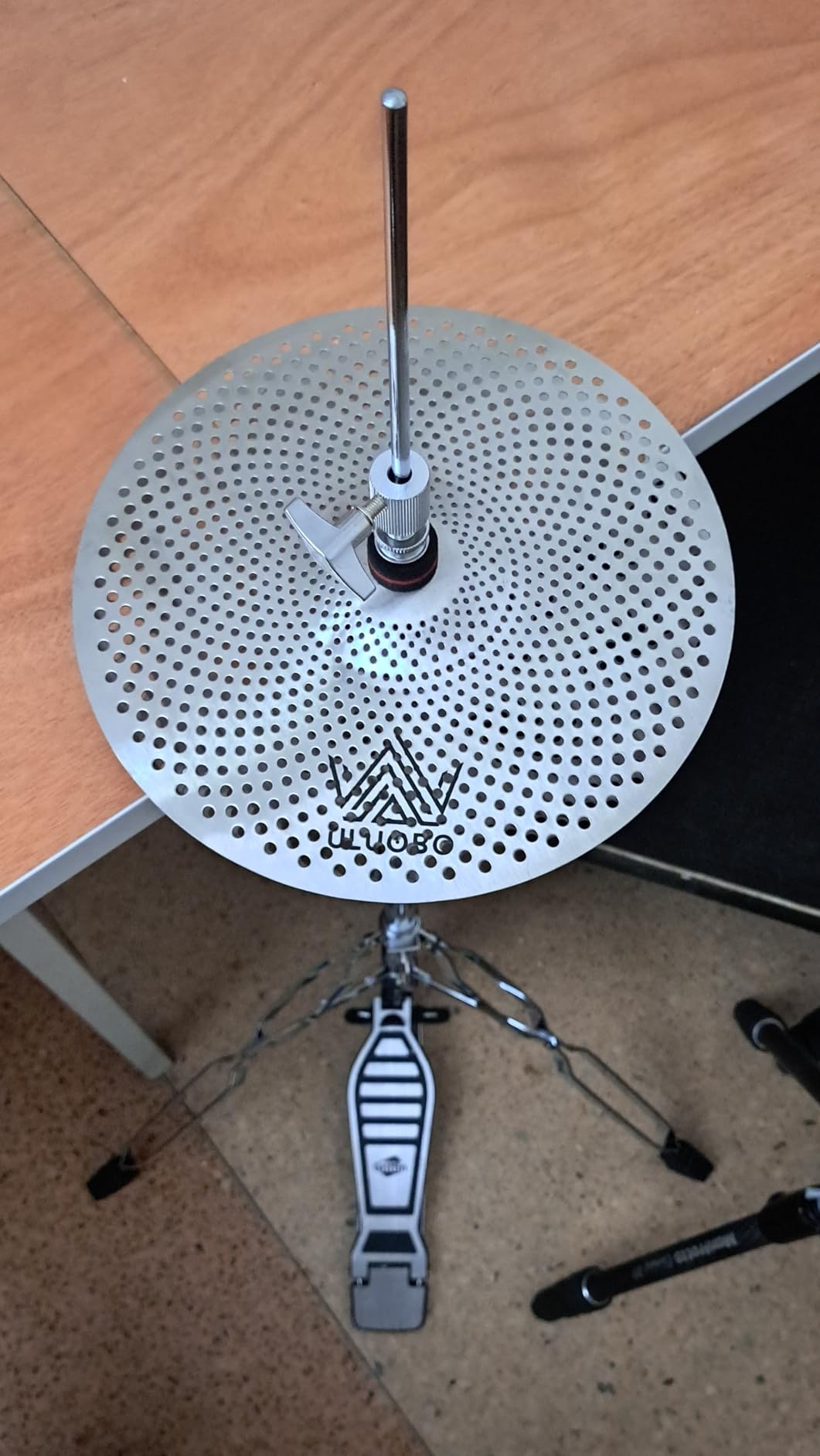 Griffin Hi-Hat Stand (ChromeElite Edition) - Drum Hardware with Pull Chain Pedal, Adjustable HiHat Mount & Double Braced Legs for Drummers customer photo 1