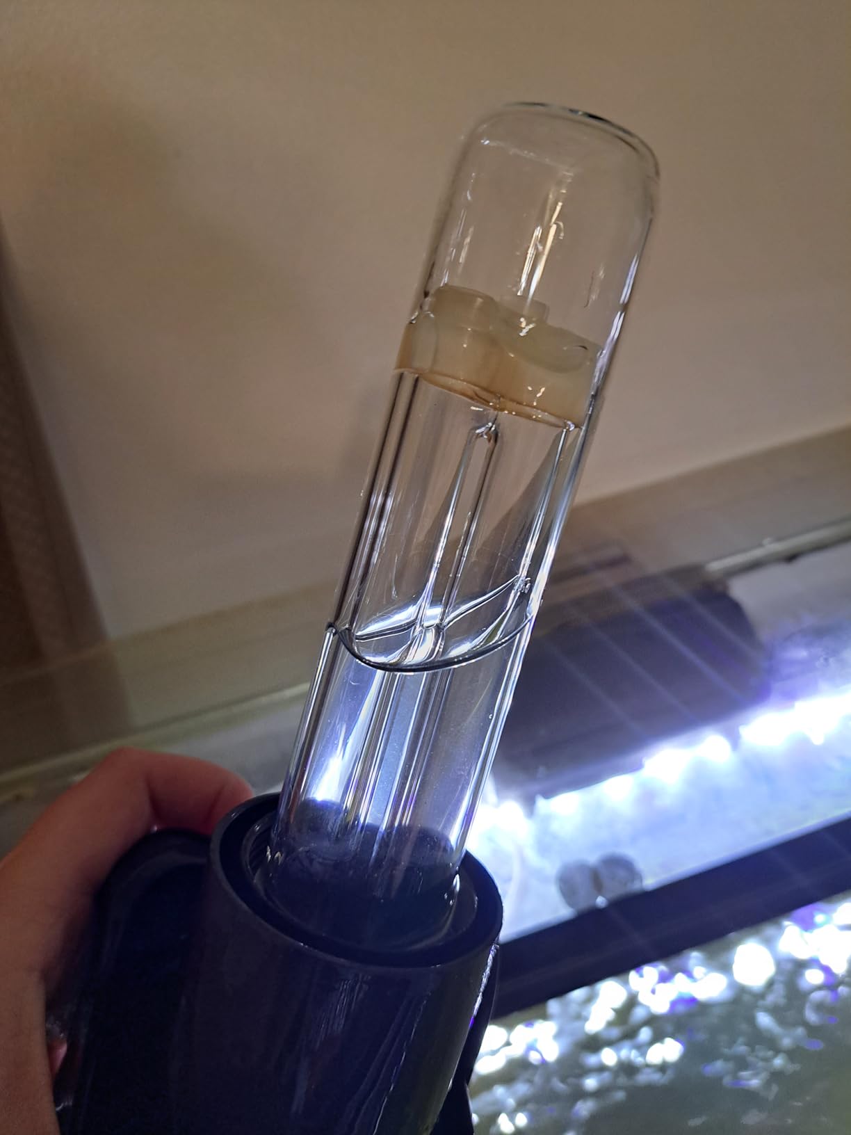 SunSun JUP-01 9W UV Sterilizer Submersible Filter Pump | 210 GPH Aquarium Filter with Pre-Filter Sponge for Freshwater & Saltwater Tanks customer photo 2