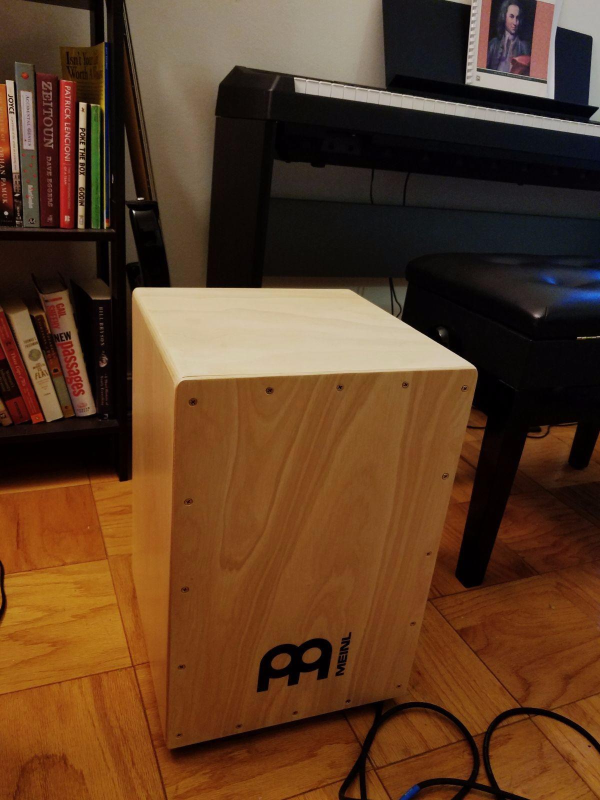 String Cajon Box Drum Instrument with Internal Snare Strings, Adjustable - NOT MADE IN CHINA - Play with Your Hands, 2-YEAR WARRANTY customer photo 1