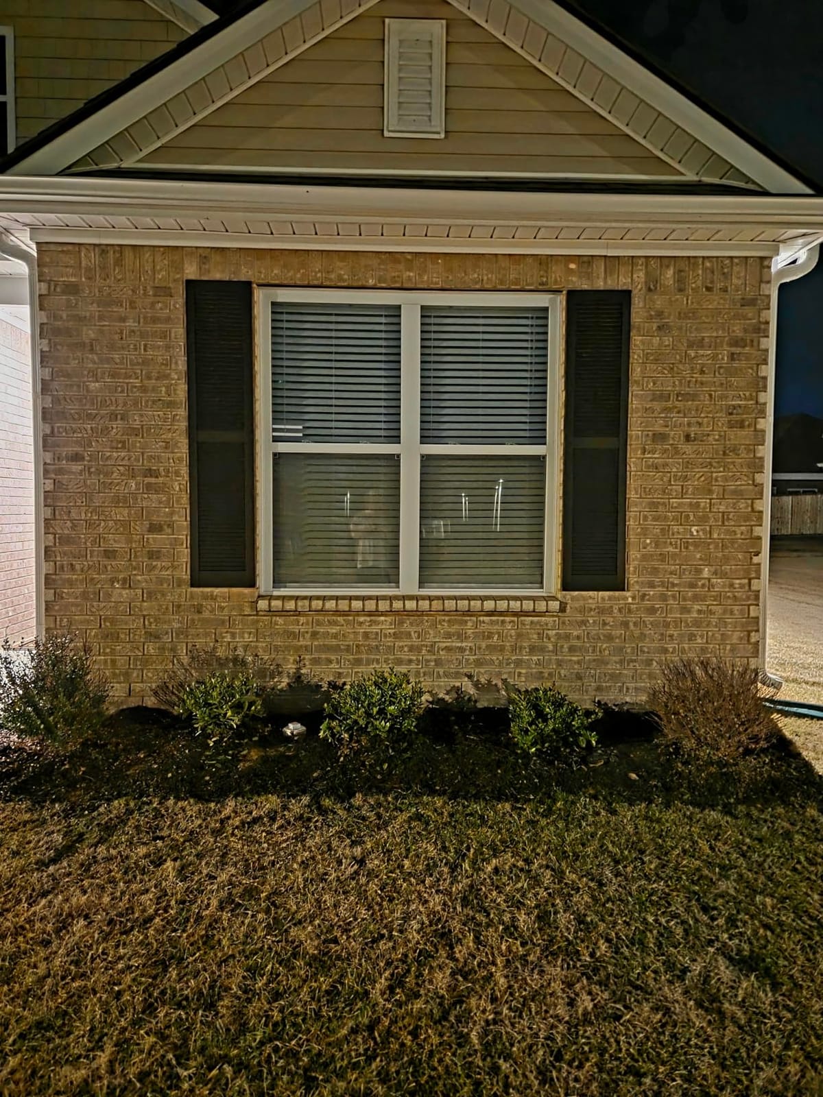 Exterior Solutions Standard Louver Exterior Vinyl Shutter, Black (Pair), 15 Inch x 59 Inch customer photo 1