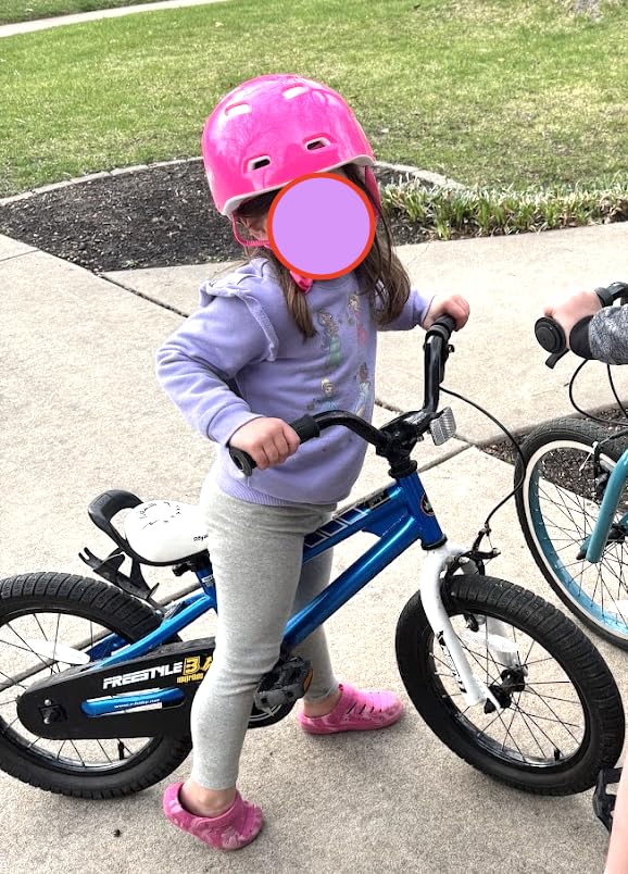 RoyalBaby Freestyle Kids Bike 12 14 16 Inch with Training Wheels, 18 Inch with Kickstand, Bicycle for Ages 3-10 Years Boys Girls customer photo 1
